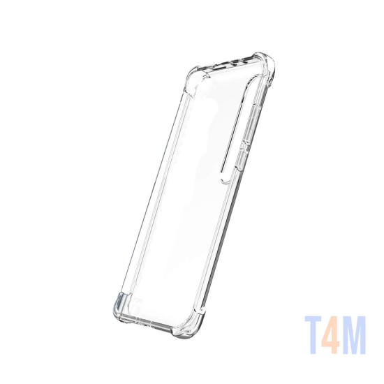 Capa de Silicone com Cantos Duras para Xiaomi Mi Note 10 Lite Transparente